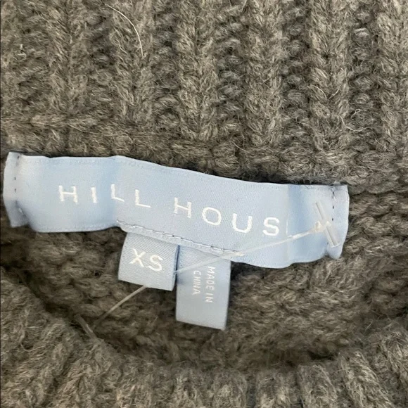 Hill House The Kennedy Sweater gray Fisherman Knit Rory Gilmore Sweater XS SMALL - Picture 4 of 9